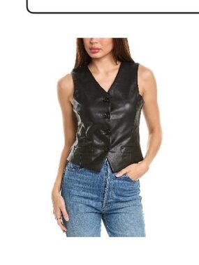 Leather vest by Lea & Viola